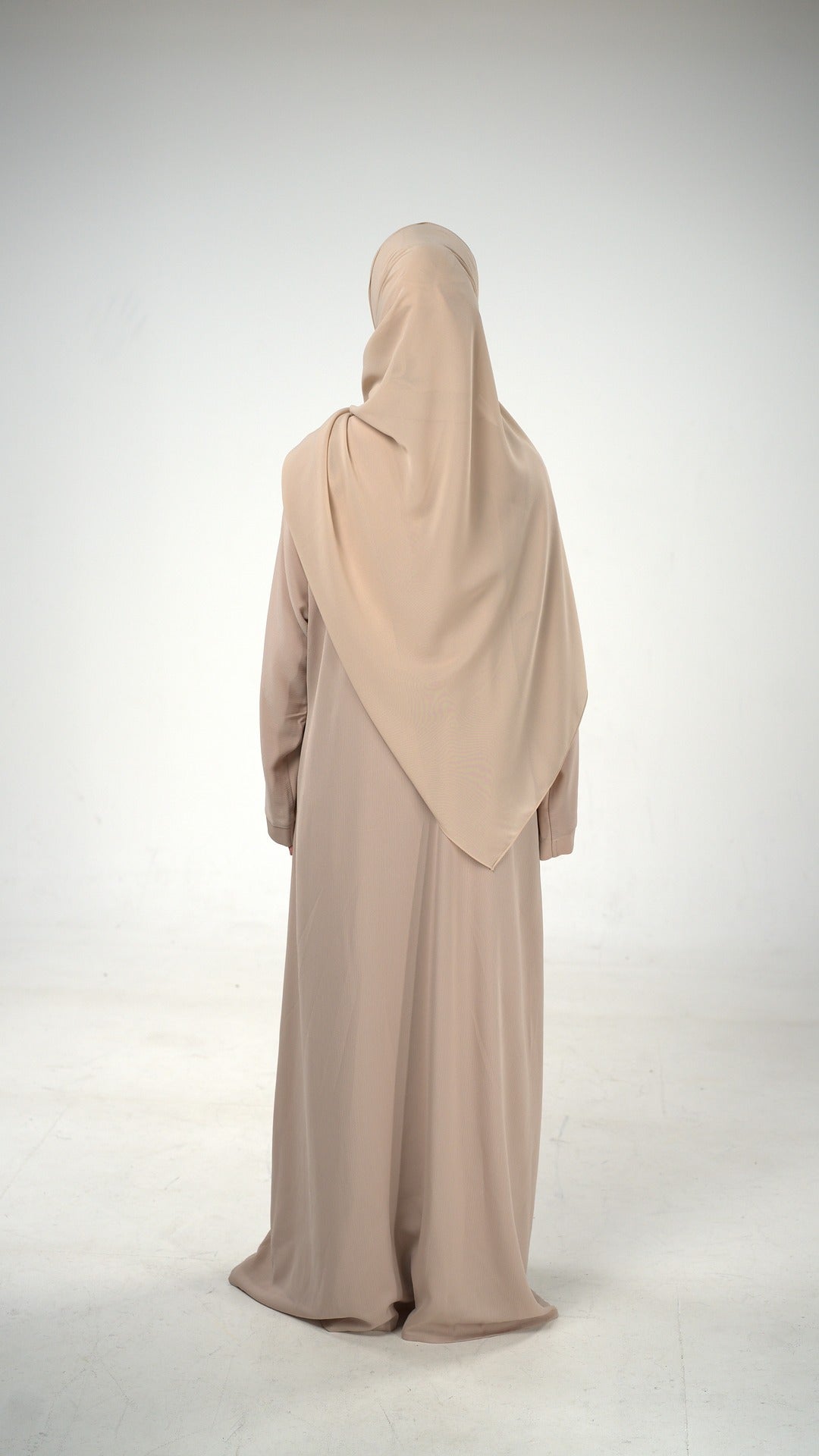 Peach Zoom Abaya