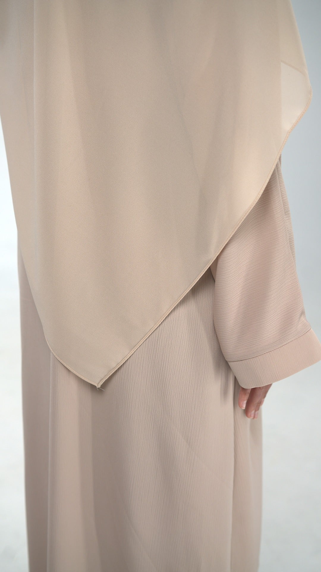 Peach Zoom Abaya