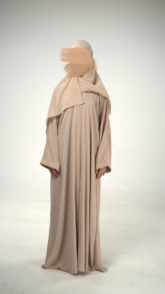 Peach Zoom Abaya